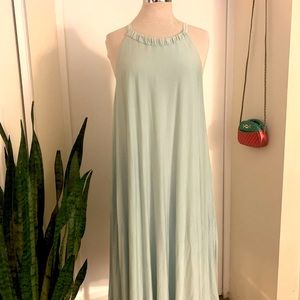 COS Sea Foam Midi Dress w/Pockets (Like New!)